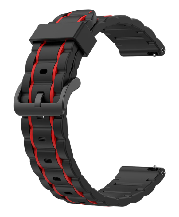 Coros Apex 46mm Sport Buckle Strap (Black/Red)