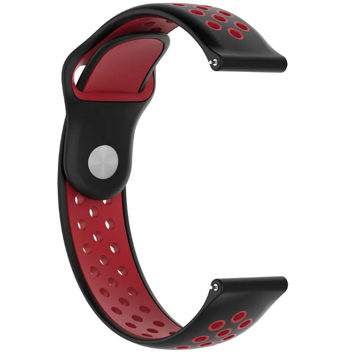 Withings ScanWatch Nova Sport Strap (Black/Red)