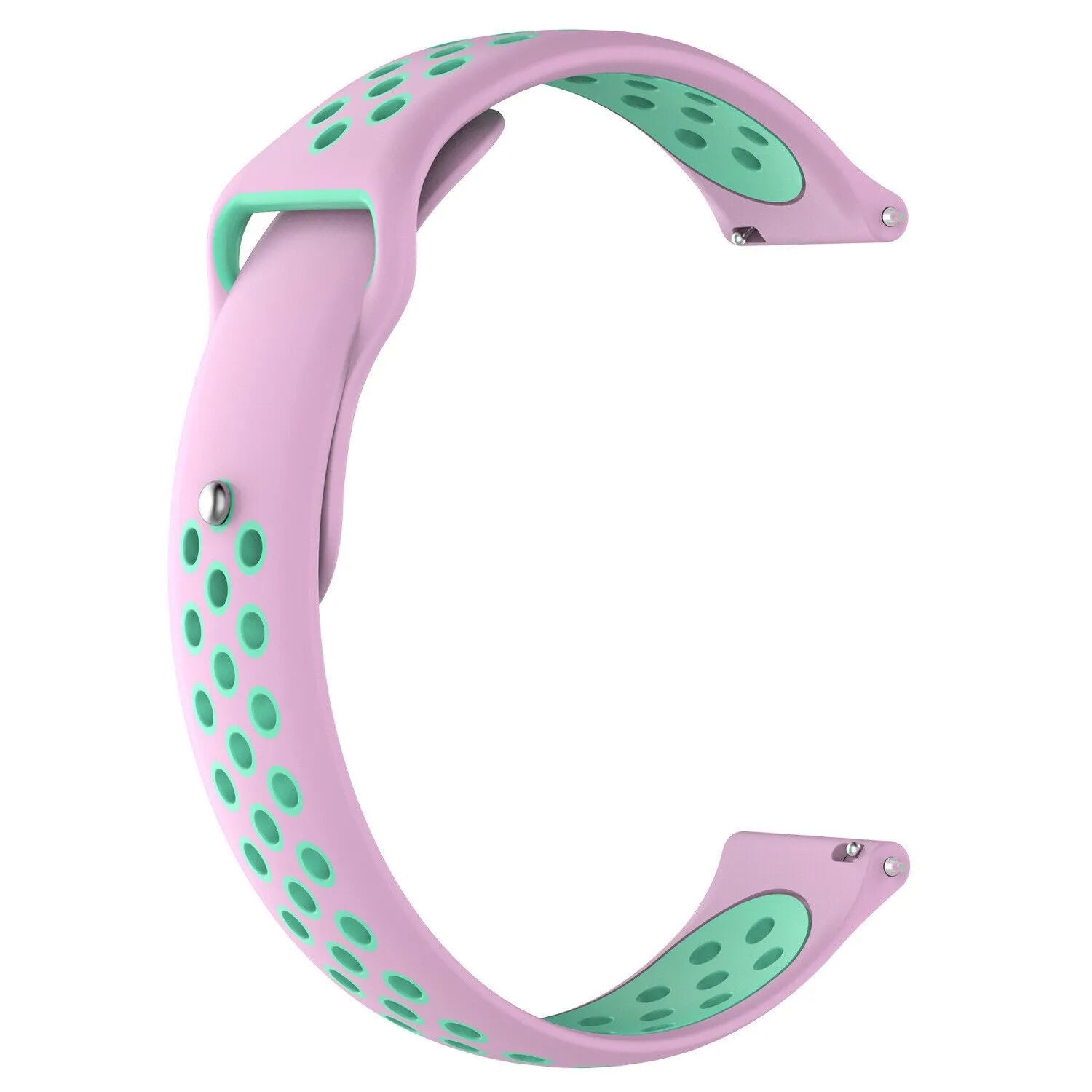 Amazfit Bip U (Pro) Sport Strap (Pink/Aqua)