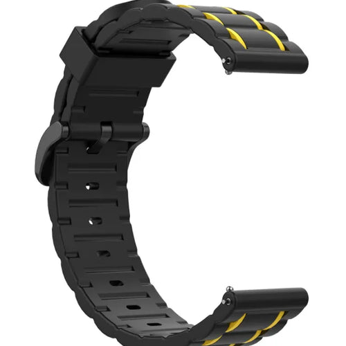 Gard Pro Health Smartwatch 3 - 48mm Sport Strap with Buckle (Black/Yellow)