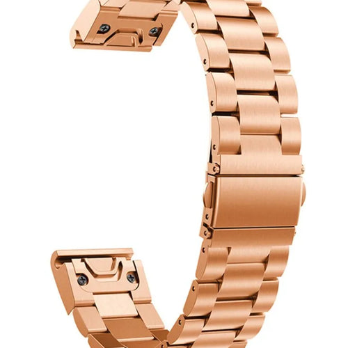 Garmin Descent Mk3(i) - 43mm Steel Strap (Rose Gold)