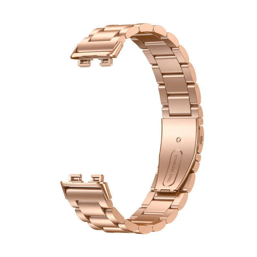 Steel Strap, rose gold, without a watch, 3/4 front view