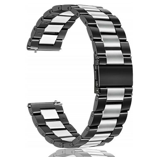 Amazfit Bip U (Pro) Steel Strap (Black/Silver)