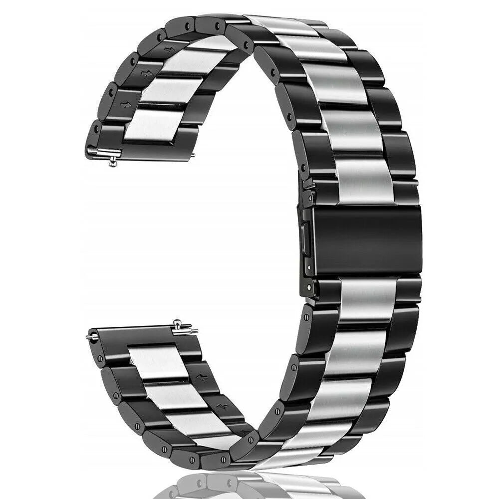 Amazfit Bip 5 Steel Strap (Black/Silver)
