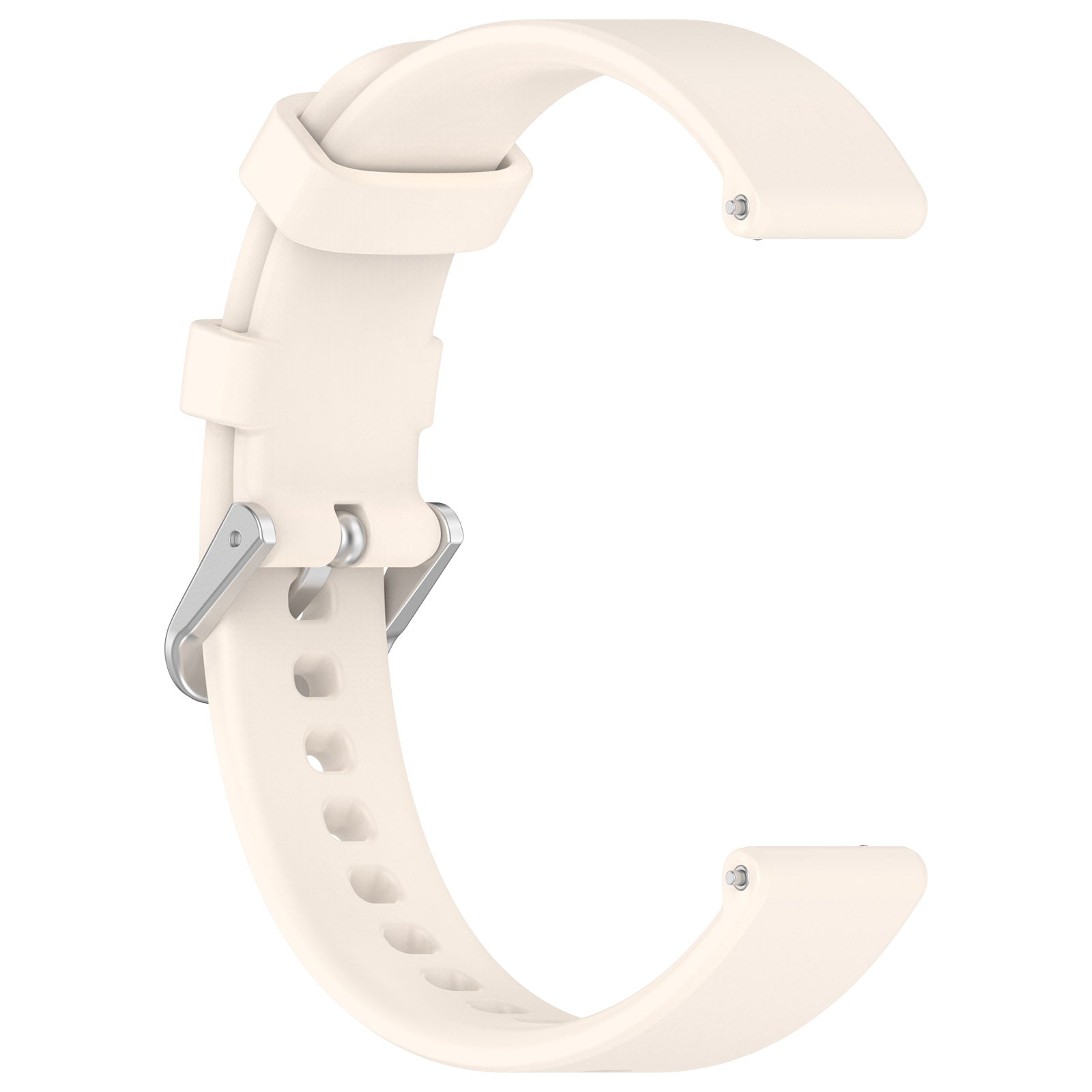 Pebble Round 2 - 14mm Silicone Classic Strap (Starlight)