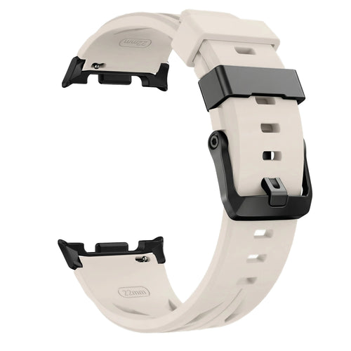 Race Silicone Strap, starlight, without a watch, 3/4 front view