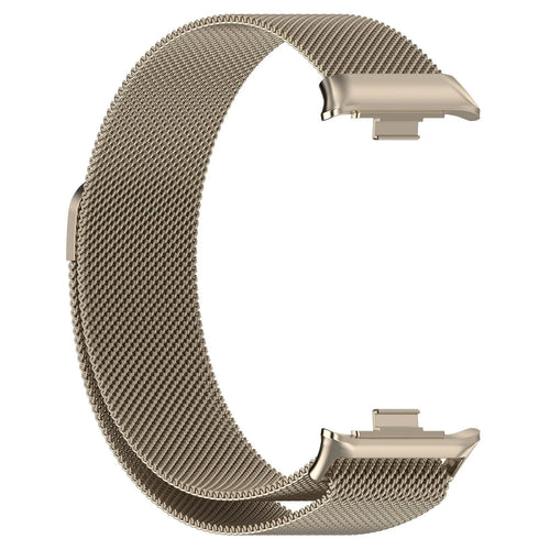 Milanese Strap, champagne, without a watch, 3/4 front view