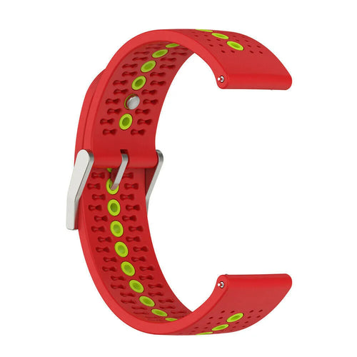 Suunto Run Silicone Strap (Red/Green)