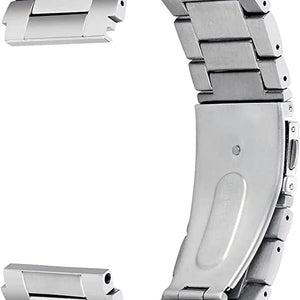 Titanium Strap, silver, without a watch, 3/4 front view