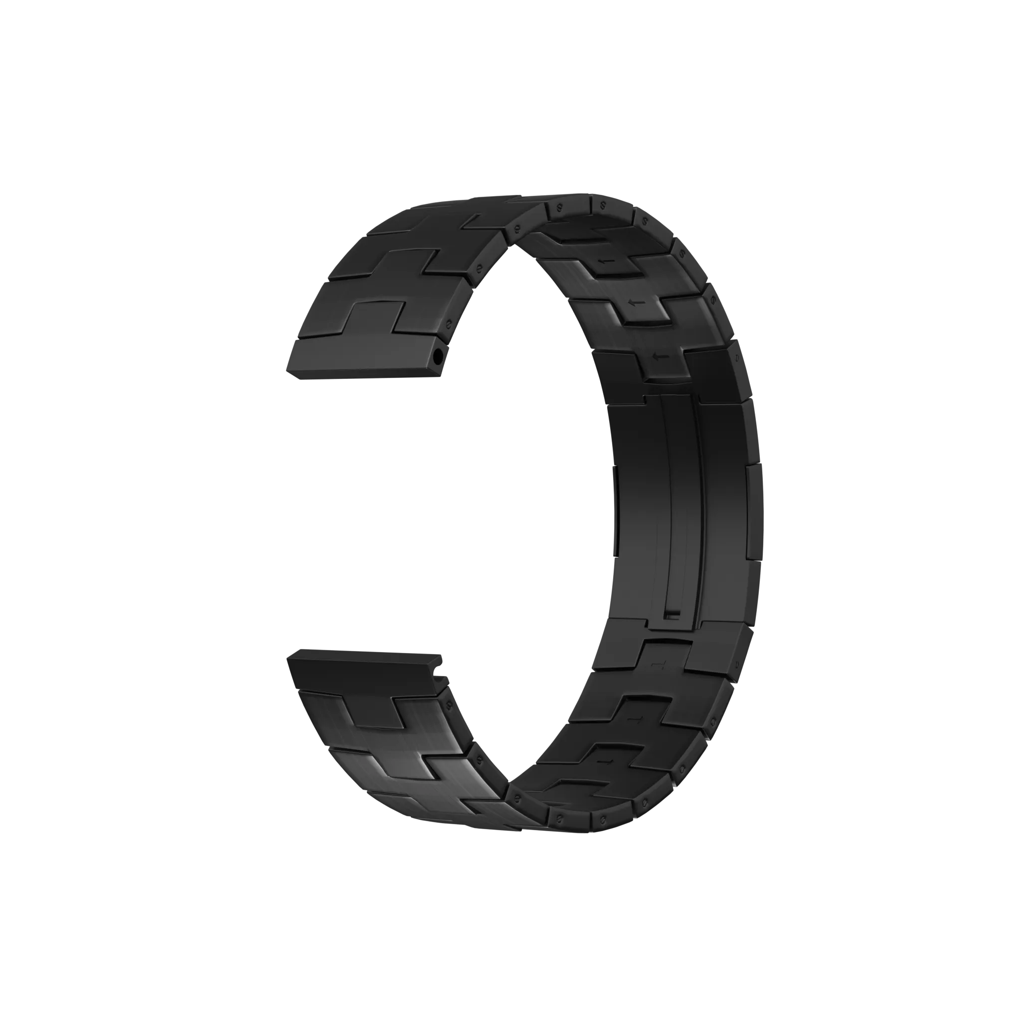 Suunto Run Titanium Grain Strap (Flat Buckle) (Graphite)