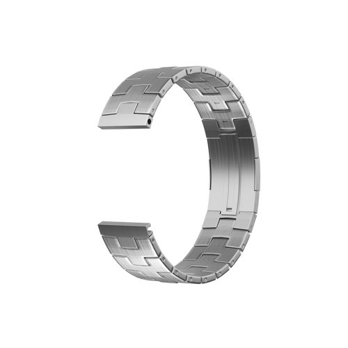 Huawei Watch Ultimate 2 Titanium Grain Strap (Flat Buckle) (Silver)