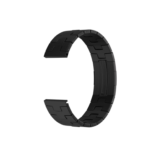 OnePlus Watch 3 Titanium Grain Band (Flat Buckle) (Black)