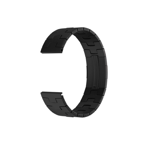 Huawei Watch Ultimate Titanium Grain Band (Flat Buckle) (Black)