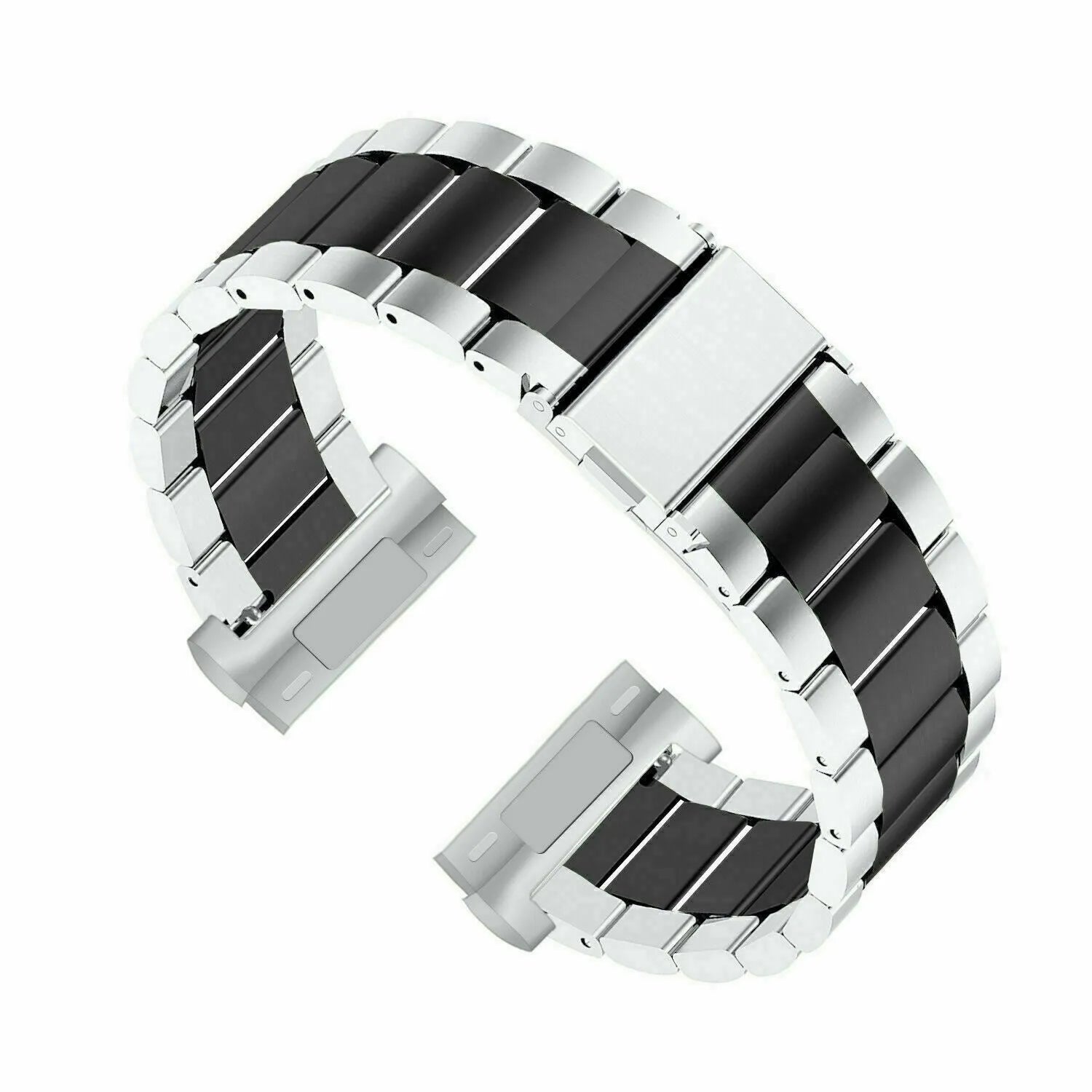 versa-4-stalen-band-Silver-Black-1