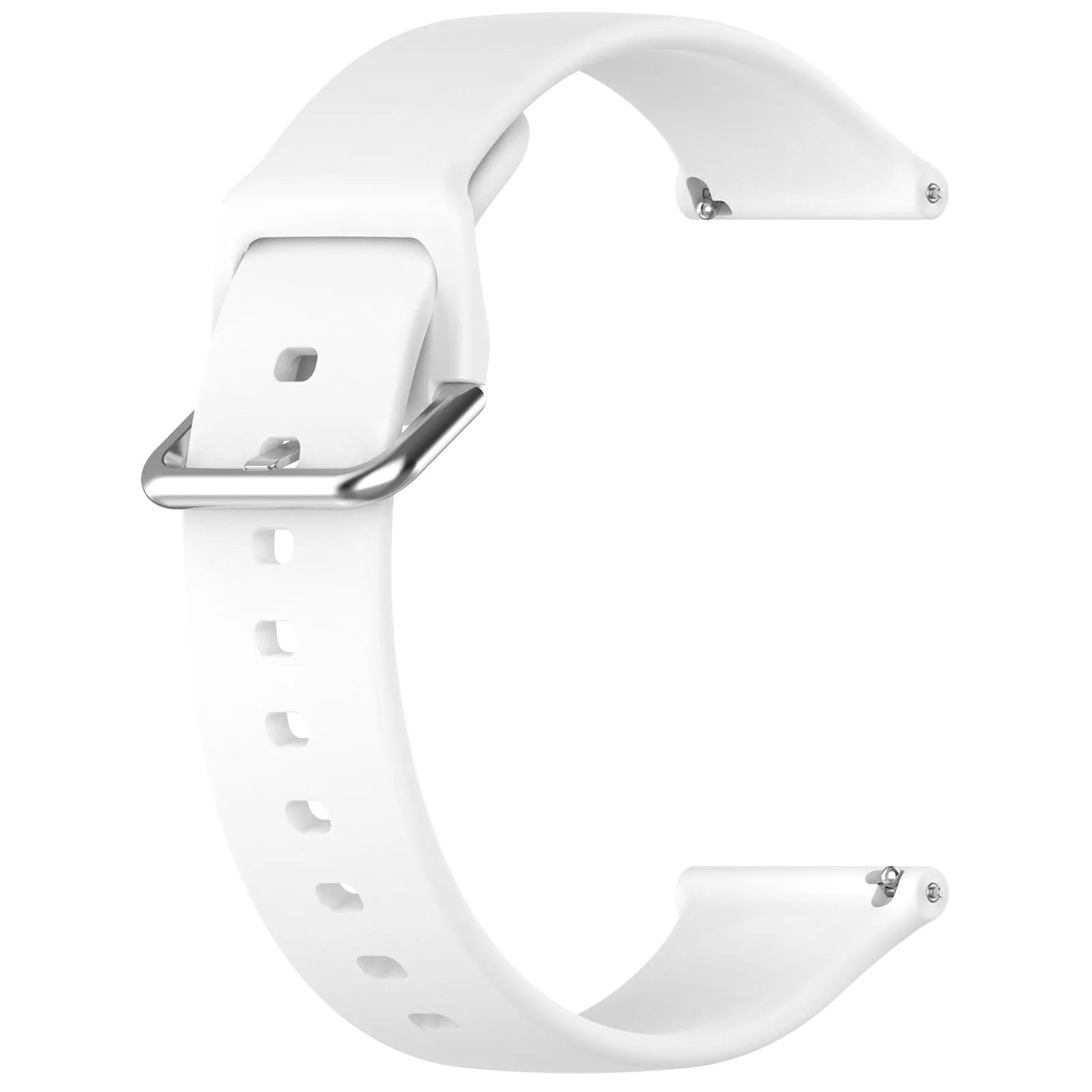 TicWatch Pro 5 Enduro Silicone Buckle Strap (White)
