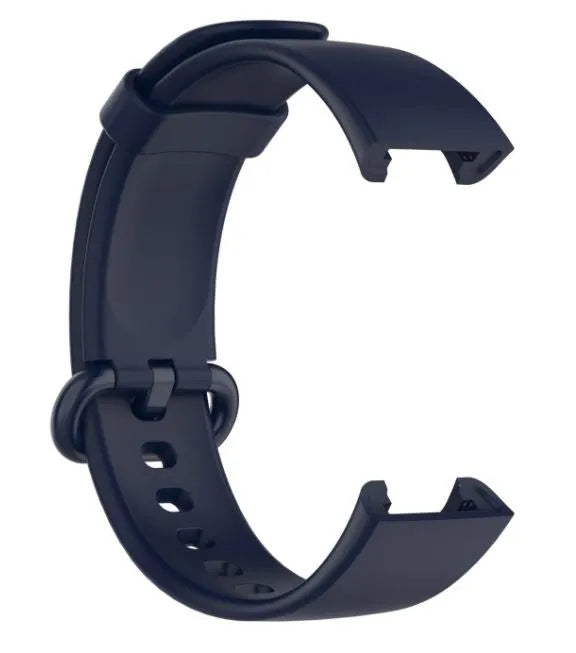 Silicone Strap, dark blue, without a watch, 3/4 front view