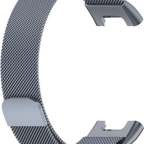 Milanese Strap, space grey, without a watch, 3/4 front view
