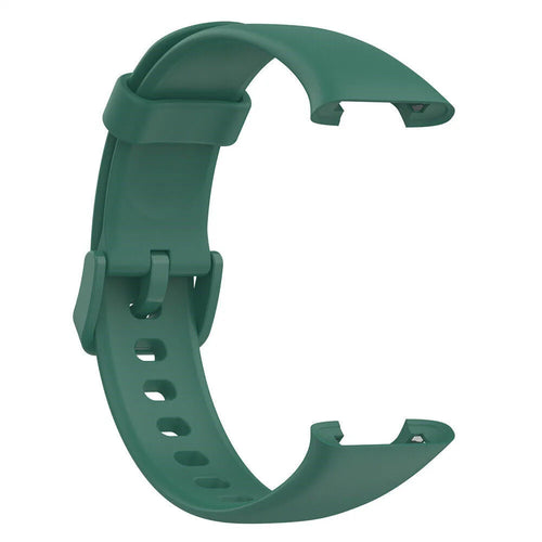 Silicone Strap, dark green, without a watch, 3/4 front view