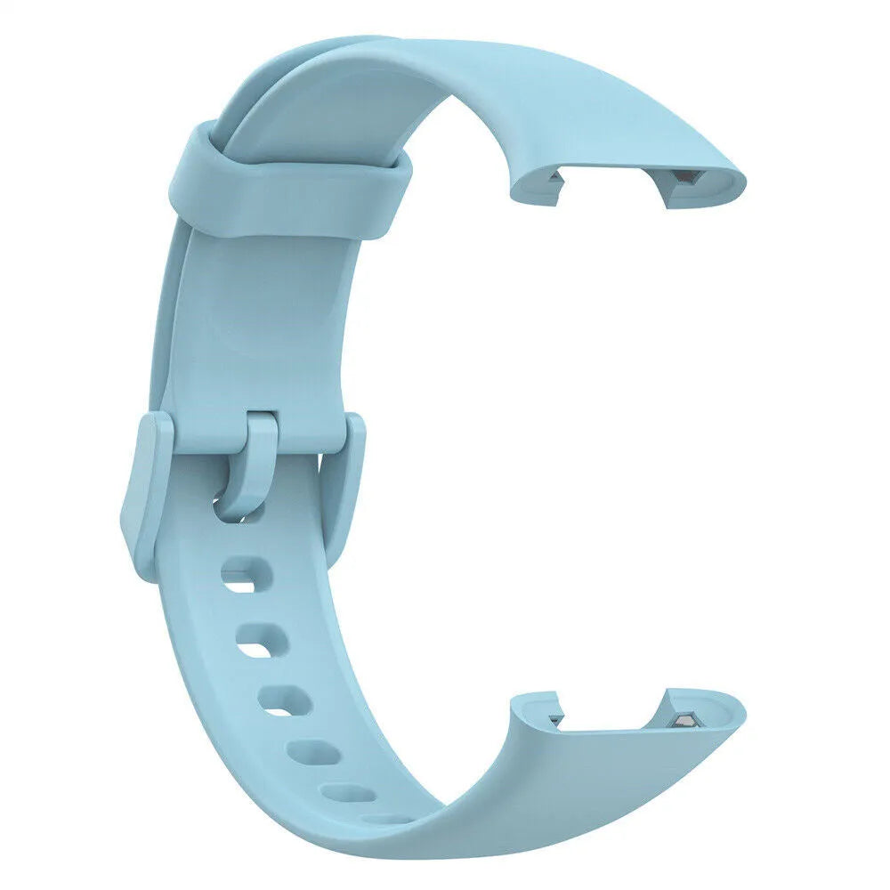 Silicone Strap, light blue, without a watch, 3/4 front view