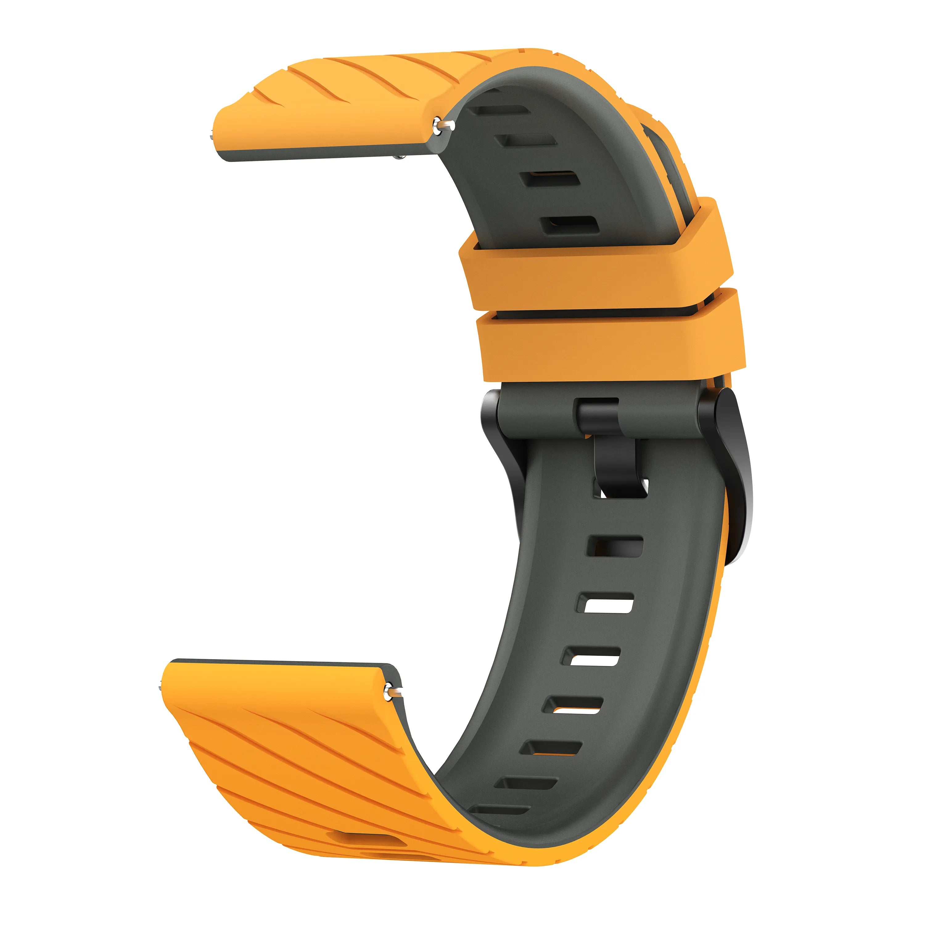 Huawei Watch GT 6 - 46mm Twill Sport Strap (Dark Yellow/Grey)