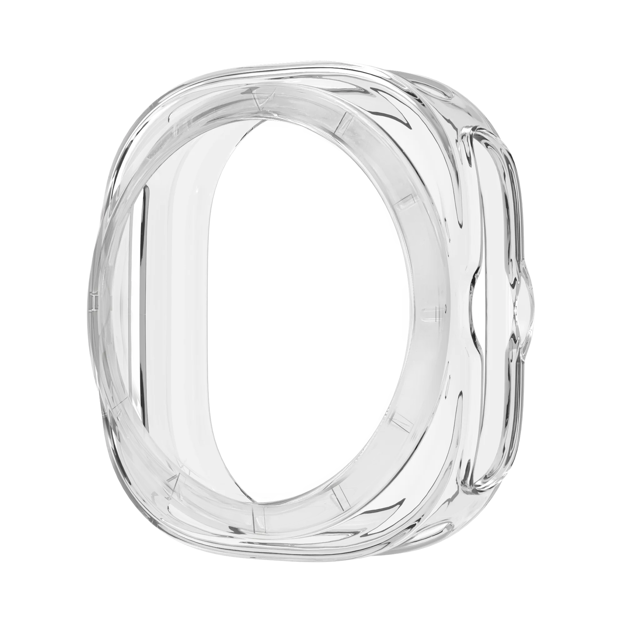 Bandz Samsung Galaxy Watch Ultra Galvanized TPU Case  (Transparent)