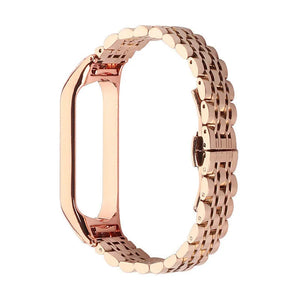 Metal Strap, rose gold, without a watch, 3/4 rear view