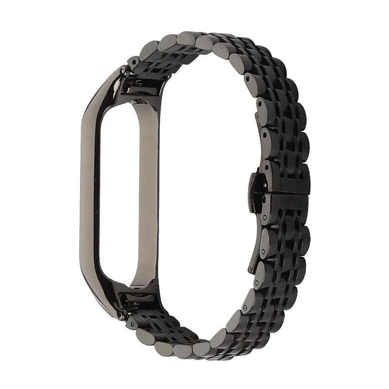 Metal Strap, black, without a watch, 3/4 rear view