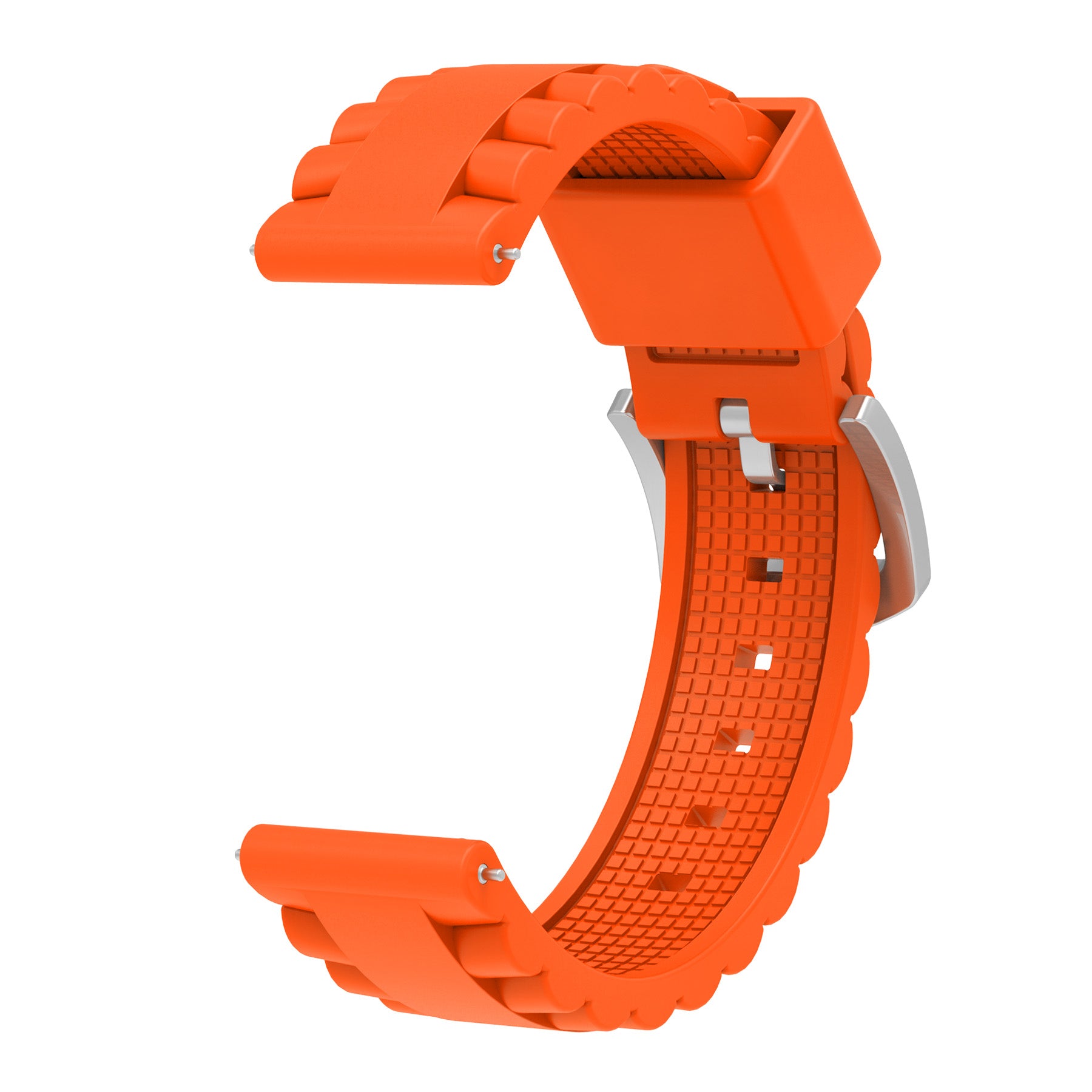 TicWatch Pro 5 Enduro Wave Silicone Strap (Orange)