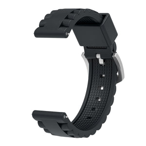 Garmin Venu X1 Wave Silicone Strap (Black)