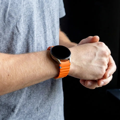 Bandz Samsung Galaxy Watch 7 - 44mm Wave Strap 'Easy Fit' (Orange)