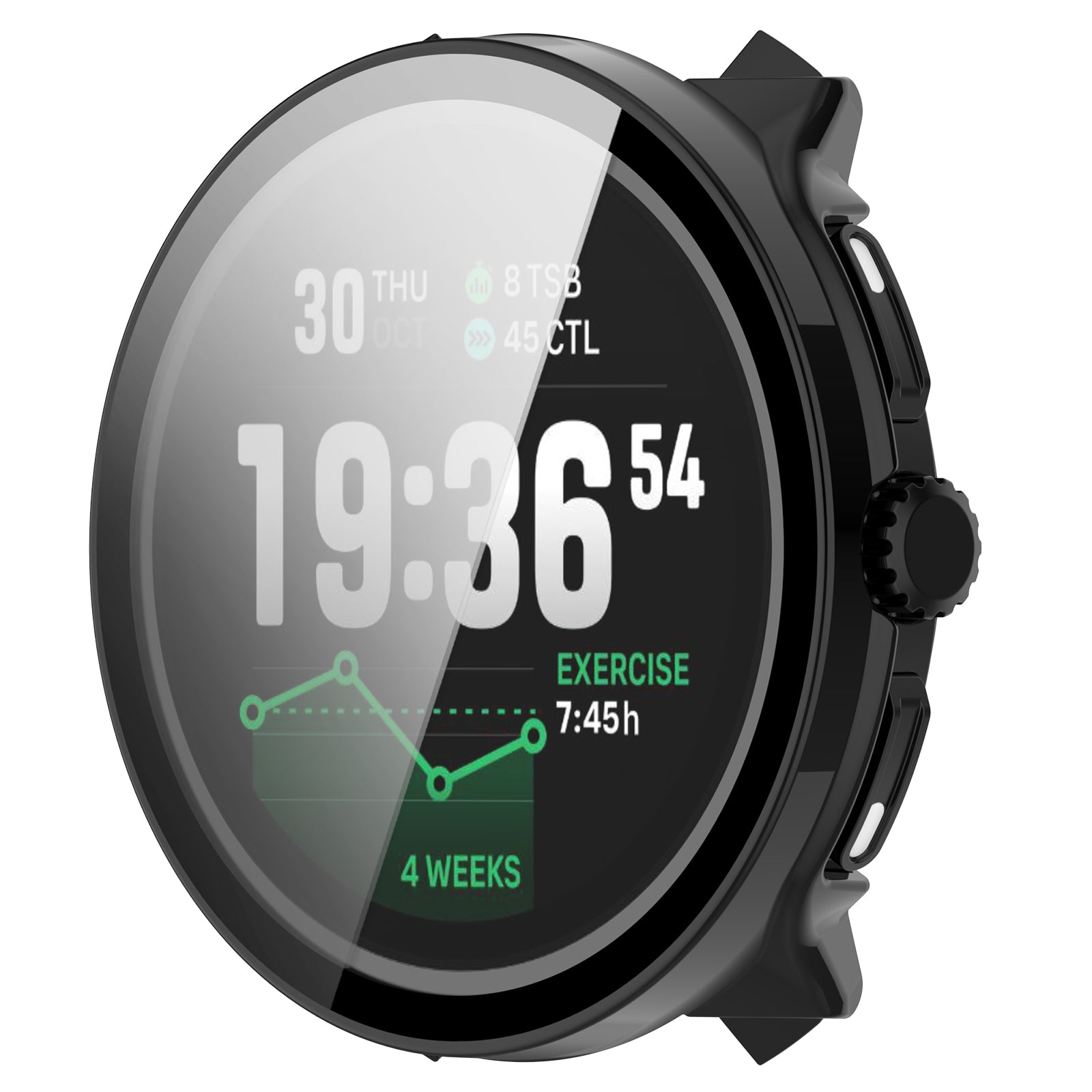 Funda Rígida Con Protector De Pantalla Para SUUNTO Race 2 - Anti-golpes, Recortes Precisos, Carga Sin Quitar