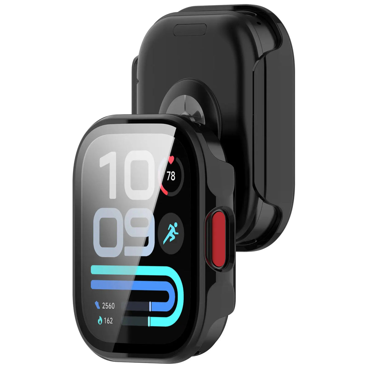 Redmi Watch 6 Lite PC Case with Glass (Black)