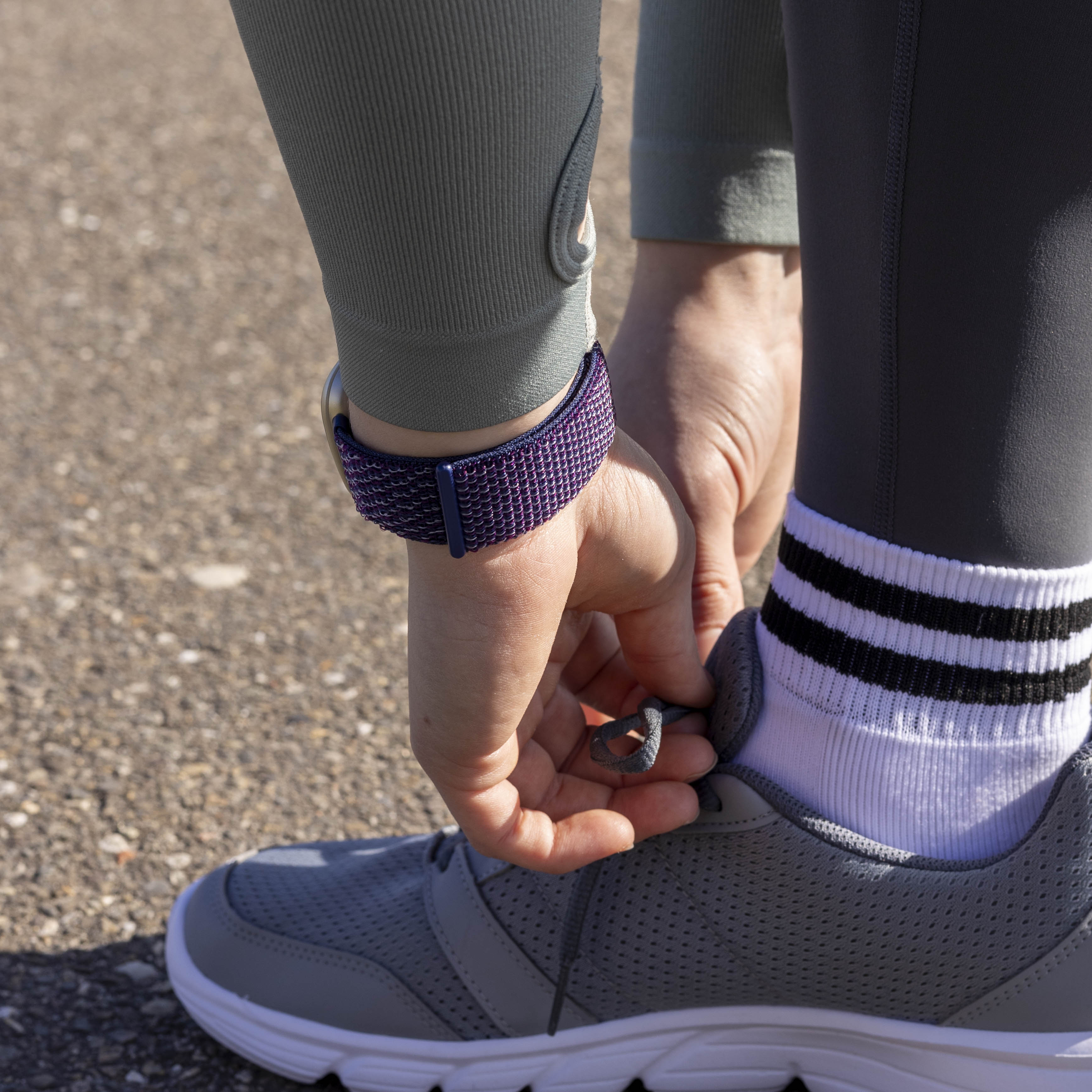 Fitbit Versa 3 Nylon Strap (Indigo Blue)