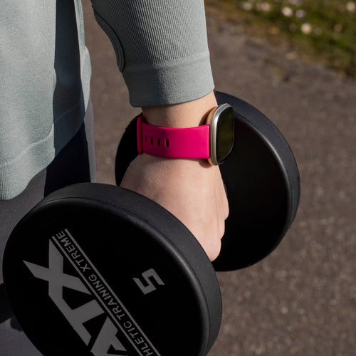 Fitbit Sense 2 Silicone Strap Classic (Bright Pink)