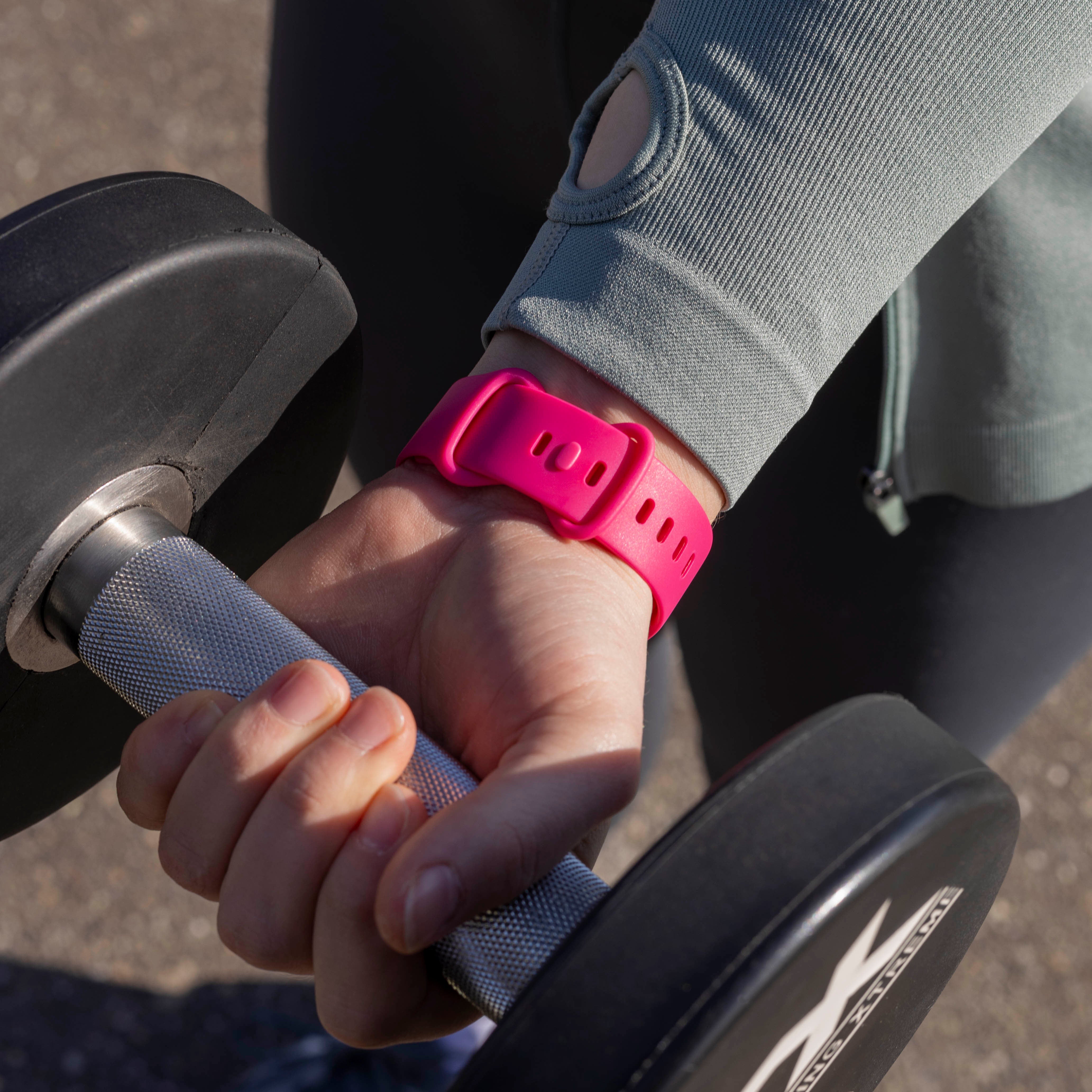 Fitbit Sense 2 Silicone Strap Classic (Bright Pink)