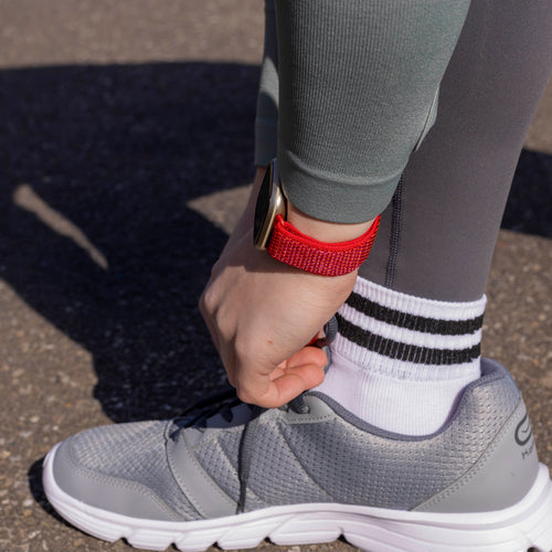 Fitbit Sense Nylon Strap (Red)