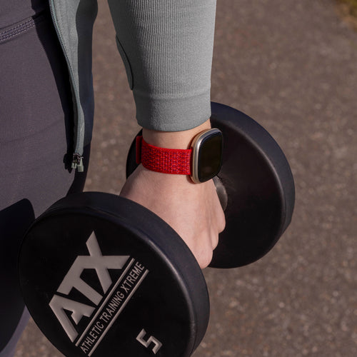 Fitbit Sense Nylon Strap (Red)