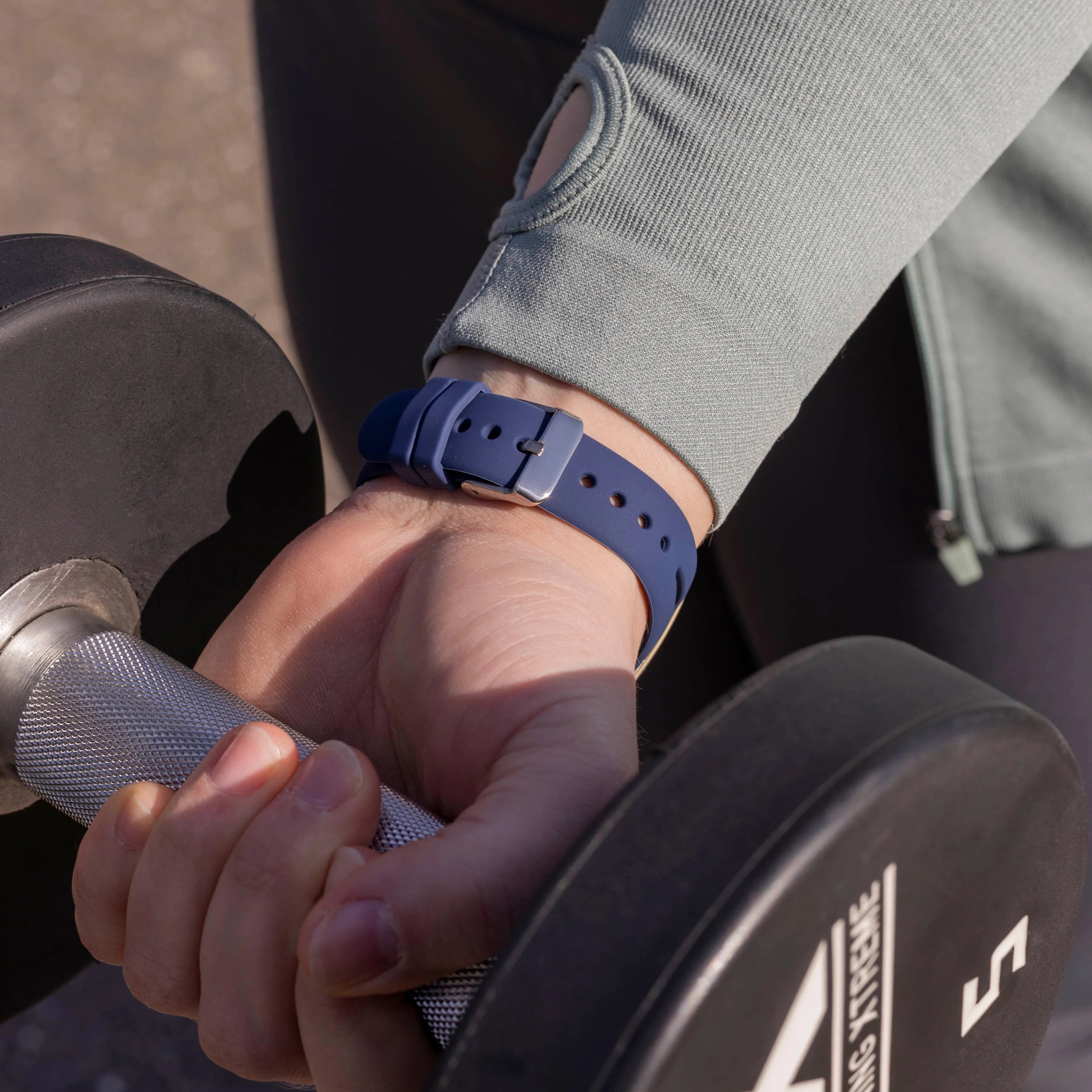 Fitbit Sense 2 Premium Silicone Strap (Dark Blue)