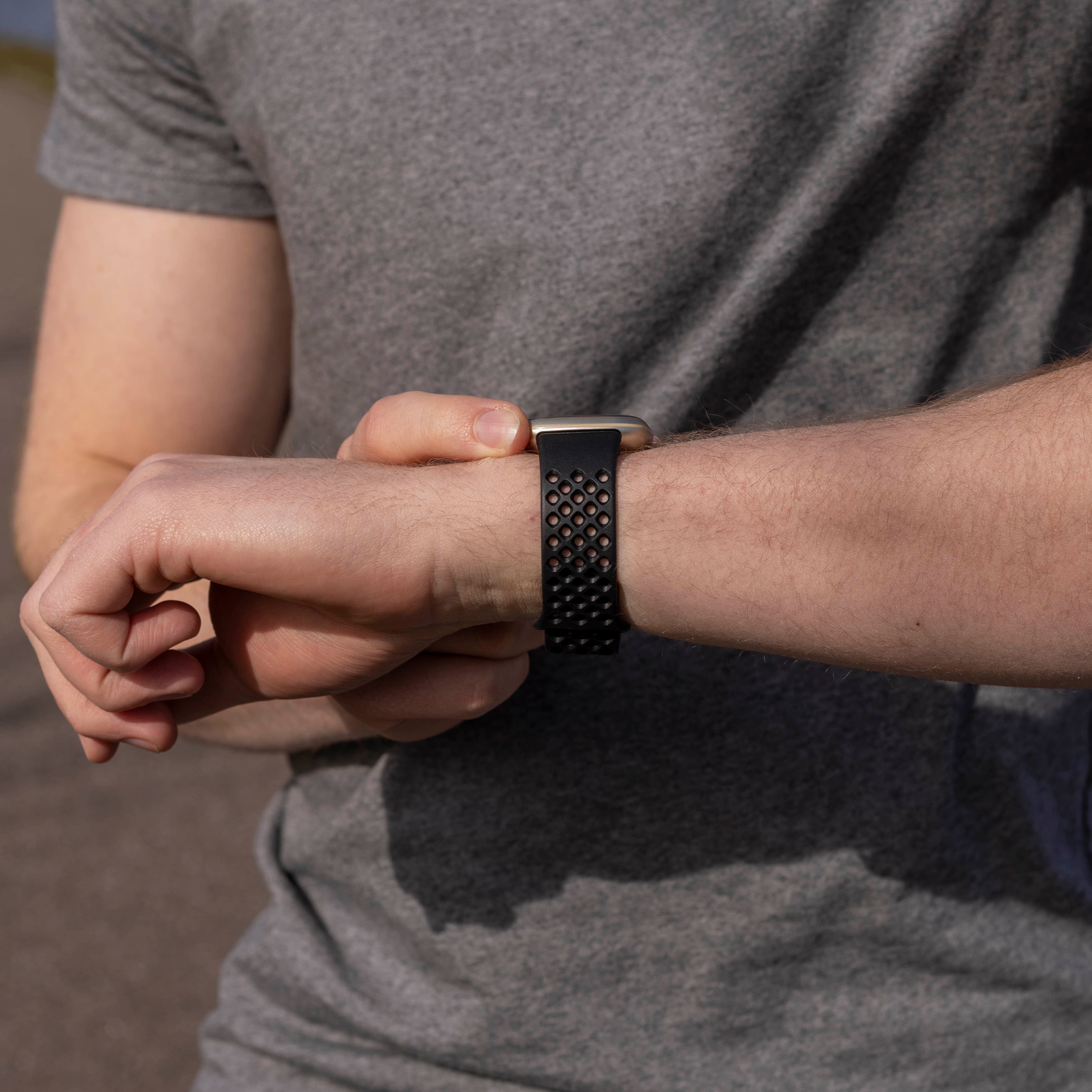 Fitbit Sense Breathable Strap (Black)