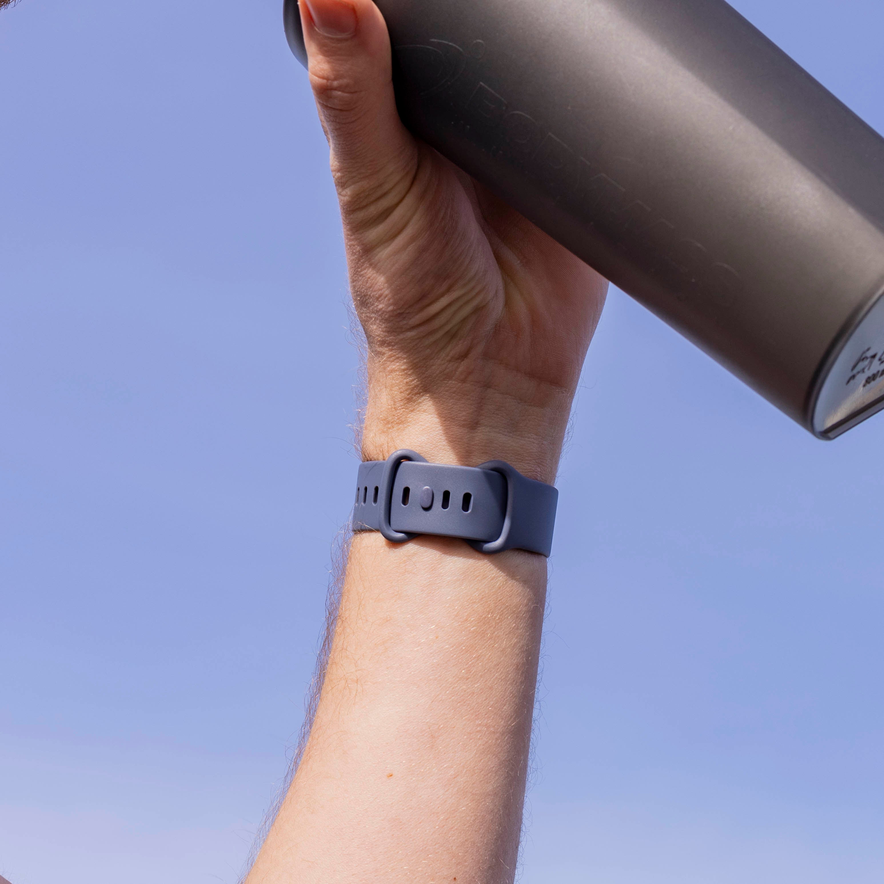 Fitbit Versa 4 Silicone Strap Classic (Grey-Blue)