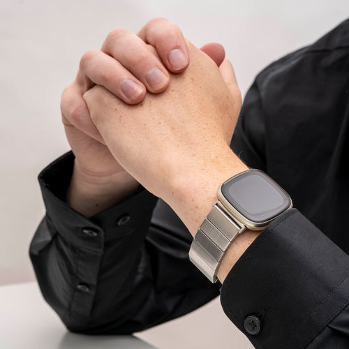 Fitbit Versa 3 Metal Strap (Silver)