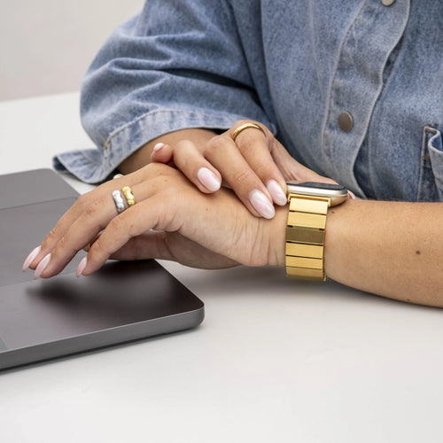 Fitbit Versa 3 Metal Strap (Gold)
