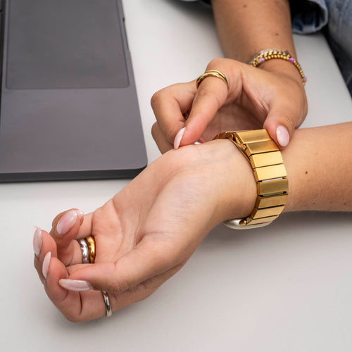 Fitbit Versa 3 Metal Strap (Gold)