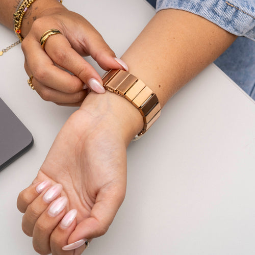 Fitbit Versa 3 Metal Strap (Rose Gold)
