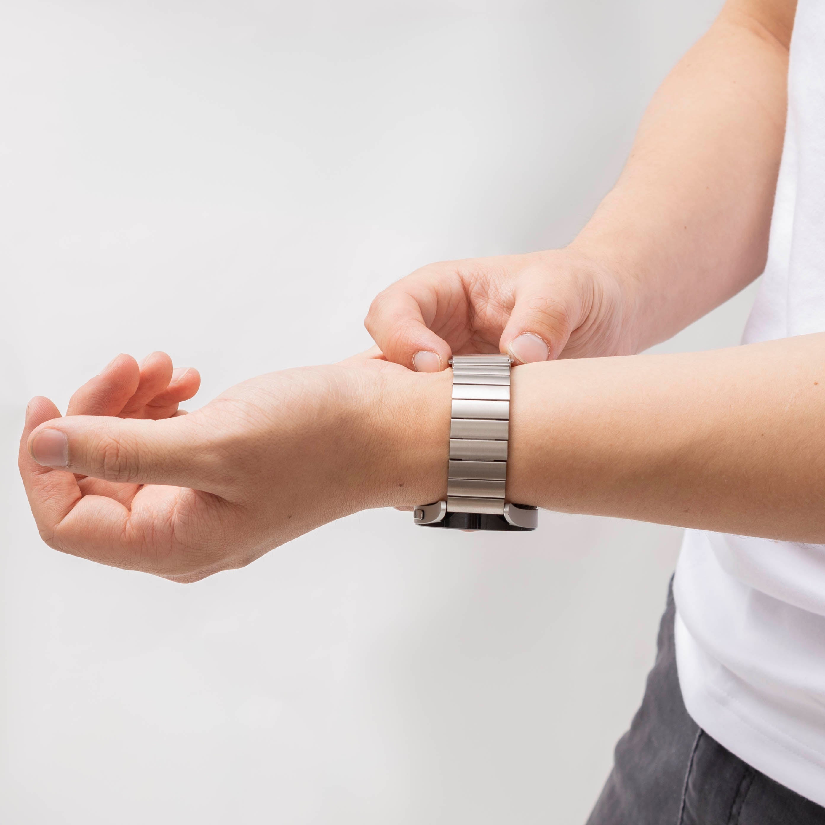 Polar Pacer Metal Strap (Silver)