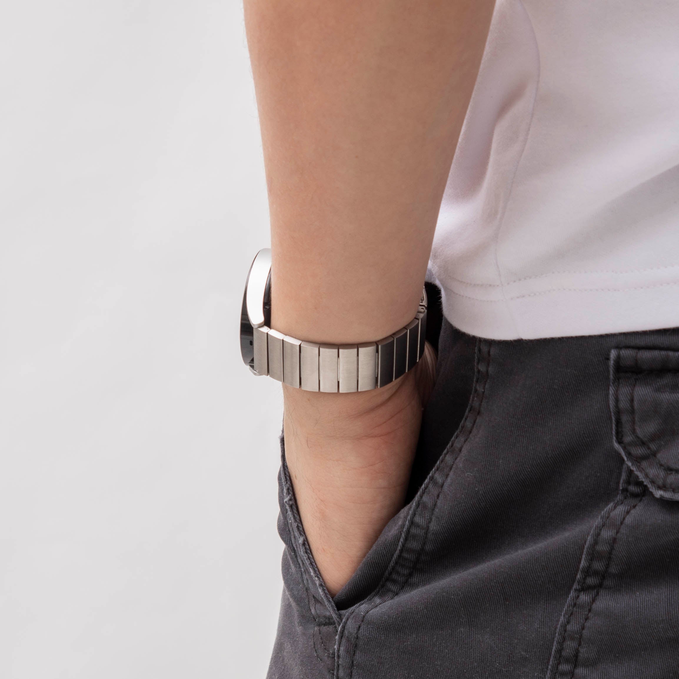Polar Pacer Metal Strap (Silver)