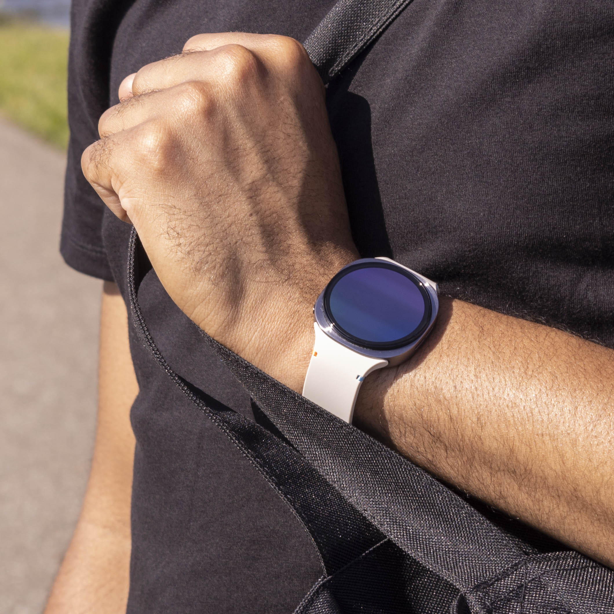 Samsung Galaxy Watch 8 Classic Silicone Strap (Starlight)