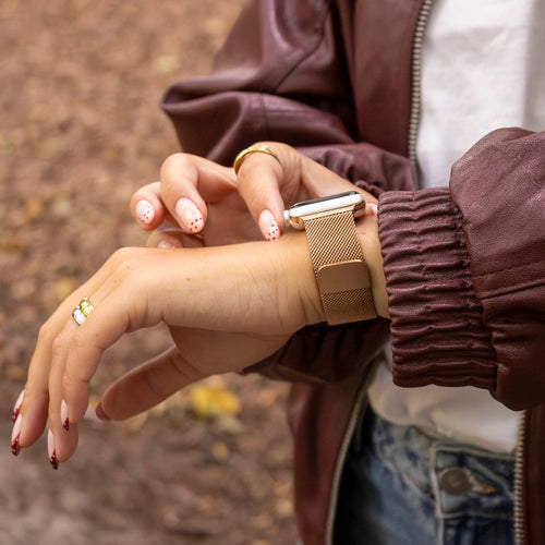 Apple Watch Milanese Strap (Rose Gold)