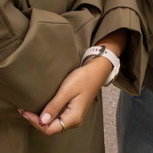 Garmin Vivomove HR Classic Silicone Strap (Starlight)