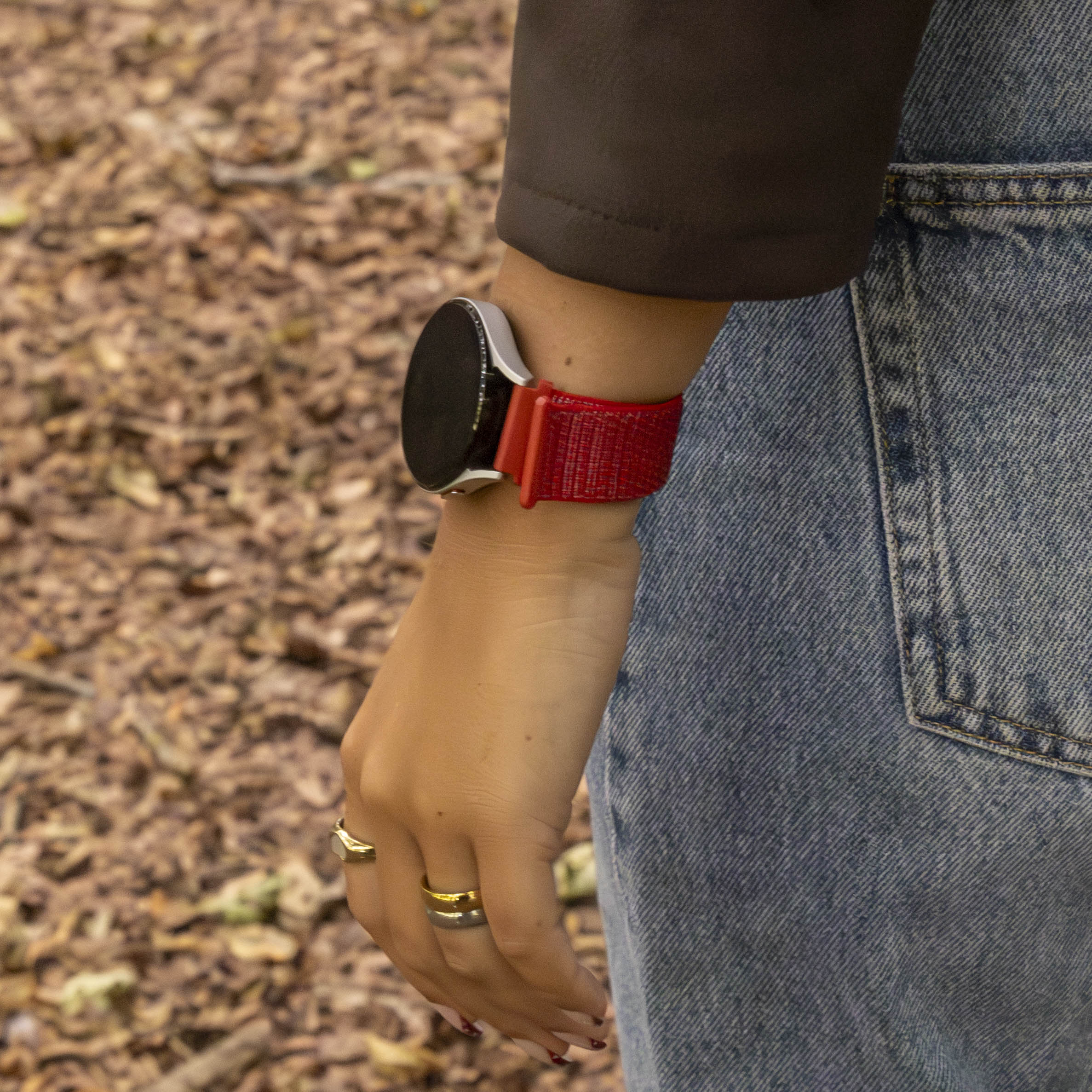 Huawei Watch GT 2 Nylon Strap (Red)